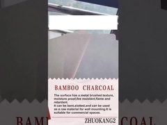 الجودة العالية للبيع الساخن الكربون الكريستال اللوحة المقاومة للنار الخيزران الفحم المعدني اللوحة الفنير