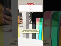 5 ملم منتج مبيع ساخن مرآة لوحة الحائط بي تي مقاوم للماء الخيزران الفحم الخشبي الغلاف الخشبي