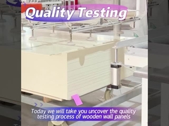 اختبار جودة منتجات التشطيب الخشبي من الخشب