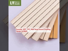 ألواح العزل الصوتي WPC PVC Wall Panel ISO9001