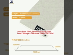 5 مم 8 مم نسيج الخيزران الفحم الألياف المجلس مقاوم للماء مقاوم للرطوبة OEM ODM