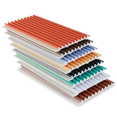 جودة  Factory Customized Fireproof PVC Co-Extruded Small Round Board Wall Panels مصنع