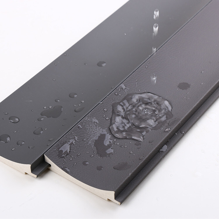 الديكور الداخلي صديقة للبيئة PVC صب المجلس WPC صريف لوحة