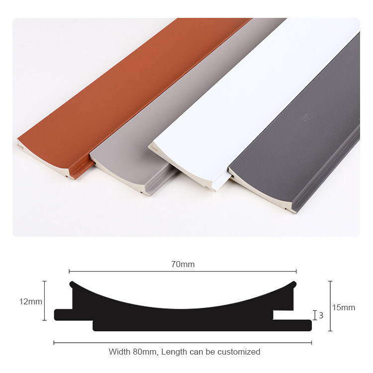 الديكور الداخلي صديقة للبيئة PVC صب المجلس WPC صريف لوحة