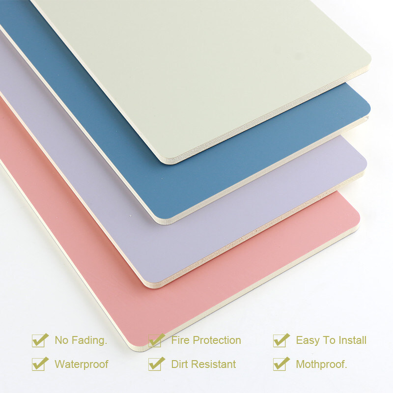 الرطوبة دليل الجلد الشعور لوحات الحائط البلاستيكية القشرة الخشبية الزخرفية