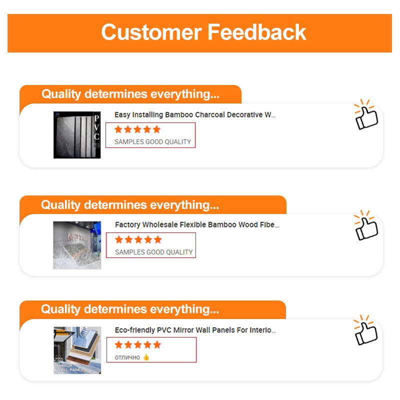 ألواح الحائط الخشبية الحبوب PVC 5mm مرنة الخيزران الفحم الزخرفي لوحة الحائط