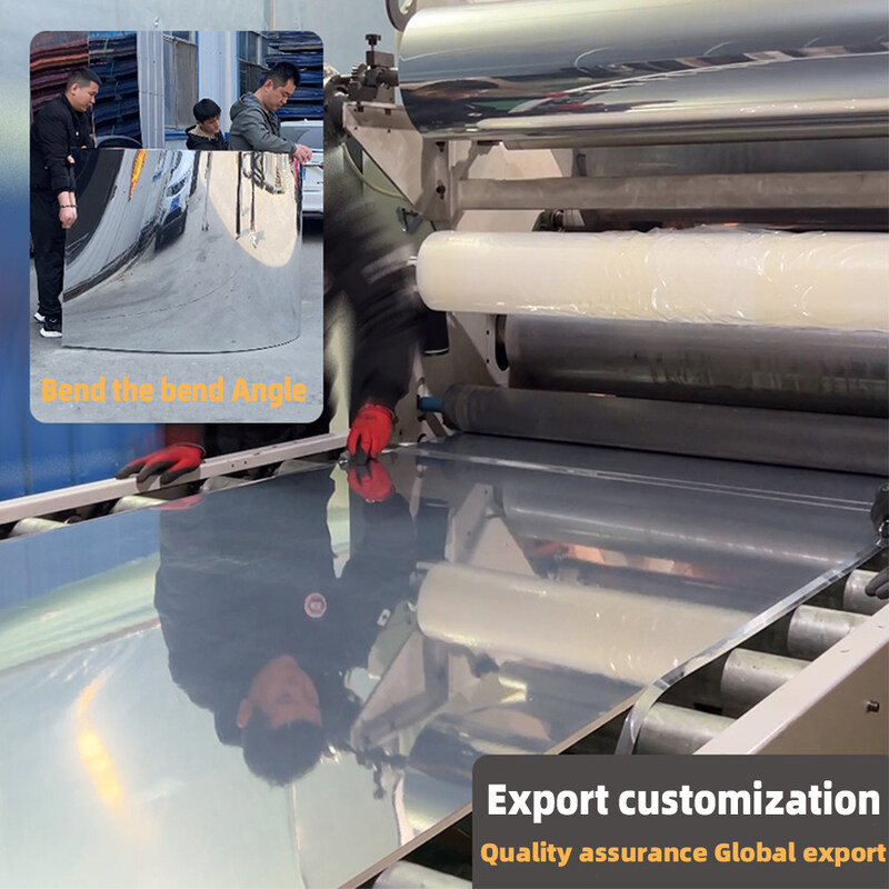 مبيعات المصنع مباشرة 1.22 * 2.44 متر لوحة الحائط الفحم الخيزران الرخام عالية اللمعان PET