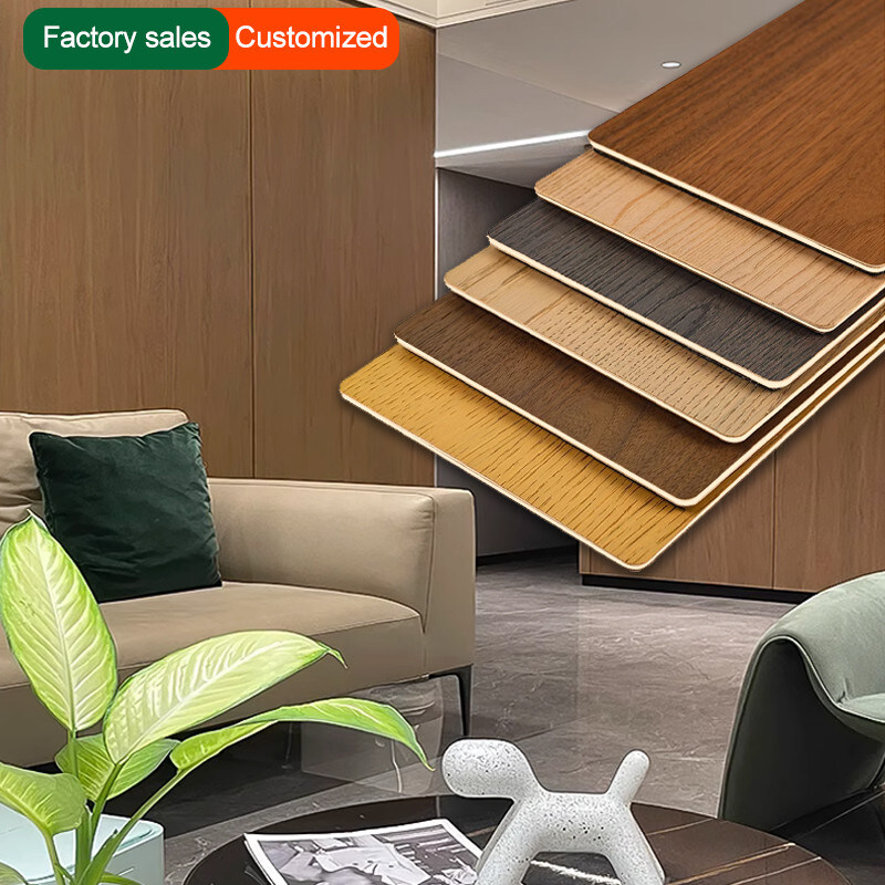 5 ملم خشب الحبوب لوحة الحائط PVC مرنة الخيزران الفحم الزخرفي لوحة الحائط