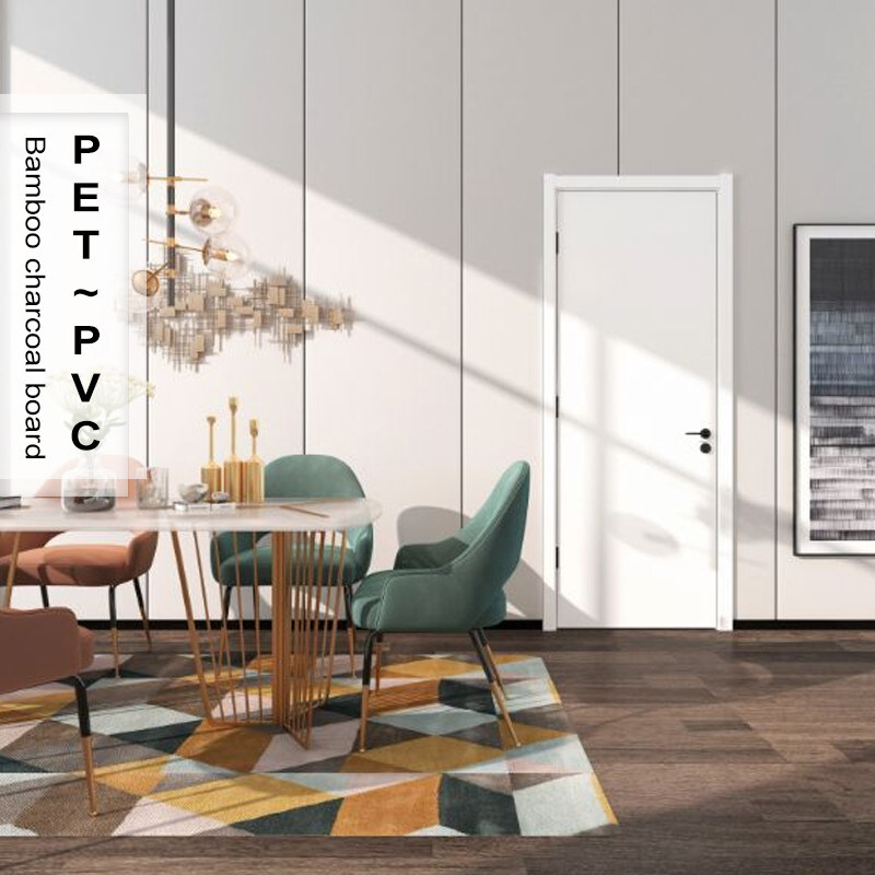 لوحات الرخام العالية اللمعان الحديثة تزيين الجدران الفاخرة لوحات الكريستال الخيزران