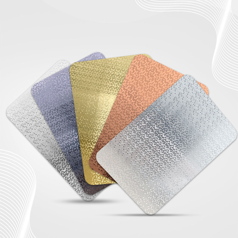 ديكورات الجدران للمنزل الخيزران الكربون الخشبية ضد الرطوبة PET المعدن الفسيفساء لوحة الحائط