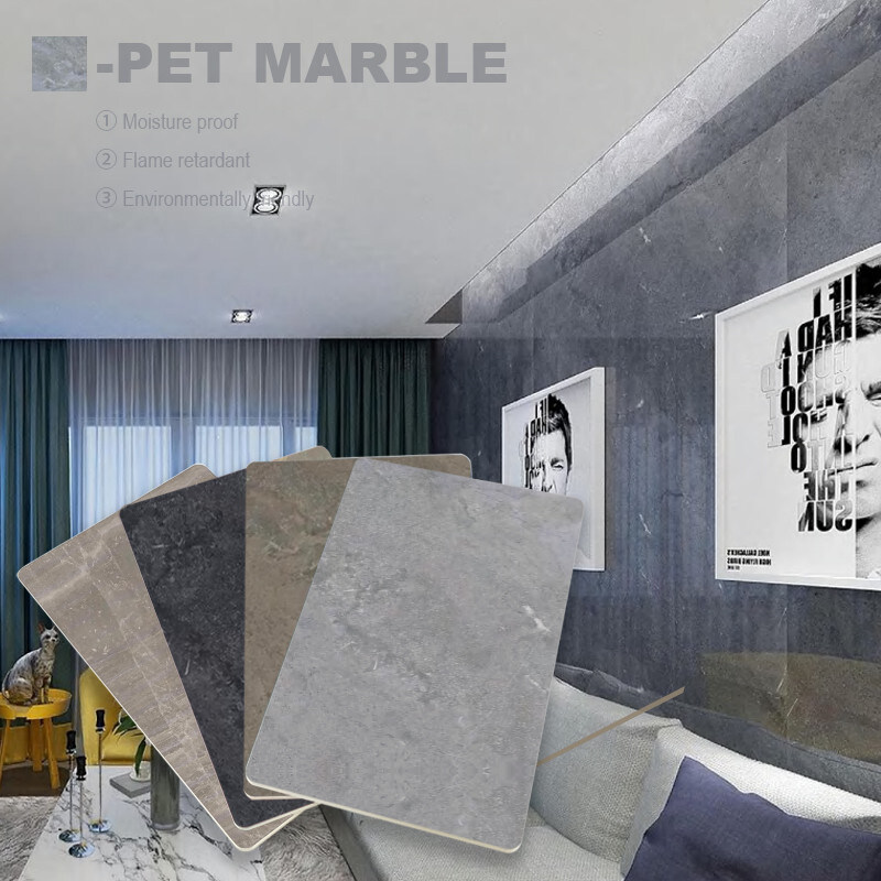 مستوى B تصنيف الحريق لوح الحائط من الفحم الخضرو للزخرفة الفاخرة الحديثة