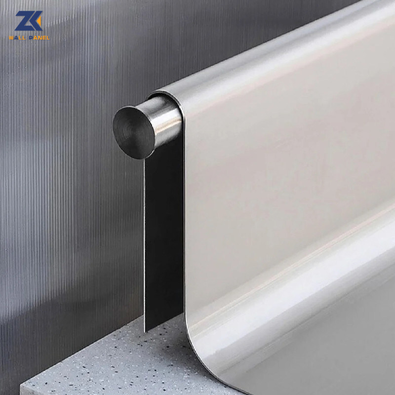 1.22 * 2.6m لوحة الحائط من ألياف الخيزران المعدنية المزخرفة الداخلية