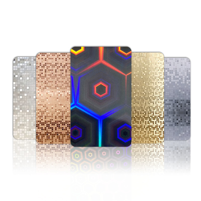 لوحة PVC ليزر& موزايك سلسلة الخيزران الفحم الخشب الفنير الديكور الداخلي لوحة الحائط