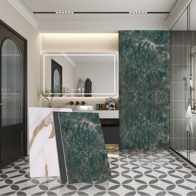 أوراق الرخام المخصصة الخيزران الفحم الخشبي الغطاء الخشبي للزخرفة الداخلية