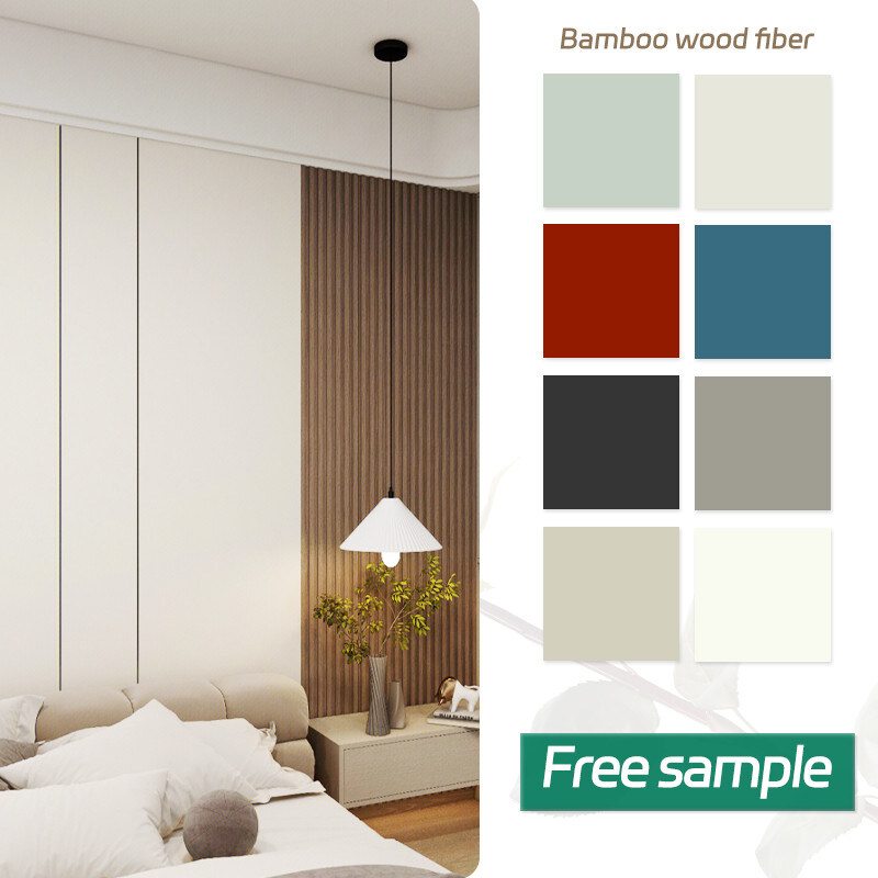 8 ملم الديكور الداخلي الخيزران الخشب الألياف لوحة الحائط للحريق الجلد الشعور الخشب القشرة