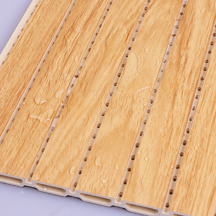 لوحة الحائط المقاومة للحريق WPC عازلة للصوت 1.22 * 3 م 1.22 * 2.8 م