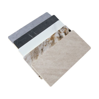 ورقة لوحة الجدار الرخام PVC الفحم الخيزران 1220 * 2440 * 8 مم