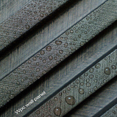 لوحات الحائط الداخلية الزخرفية WPC 3D لوحات الشواية الخشب الصلب