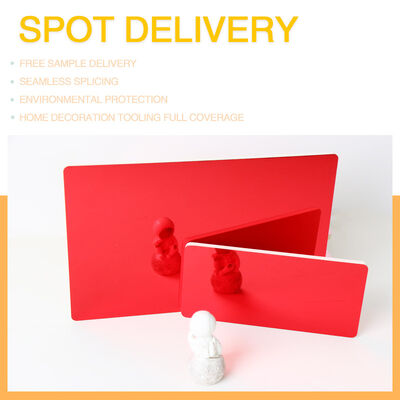 الداخلية الزخرفية الخيزران الخشب القشرة ورقة لوحات الحائط مرآة 1220 * 2440mm