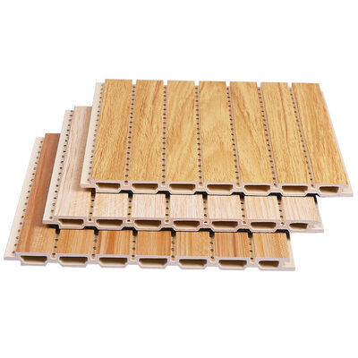 ألواح عزل الصوت WPC المركبة من الخشب البلاستيكي قابلة للانحناء