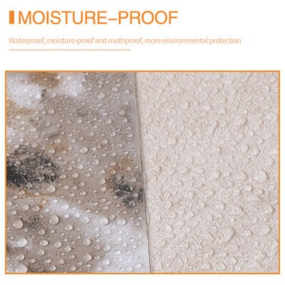 لوح بلوري كربوني محاكاة لوحة حائط قشرة خشبية رخامية مقاومة للماء