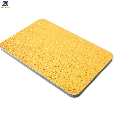 مقاوم للماء ومقاوم للحريق الخيزران الفحم الألياف المياه تموج لوحة الحائط مع PUR الغراء