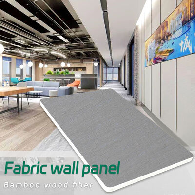 8 مم الحديثة الفاخرة الخيزران الألياف الخشبية القشرة النسيج محكم PVC لوحة الجدران